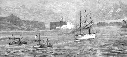 The Golden Gate near San Francisco.