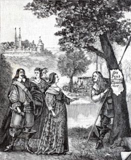 People in the Poetenwald near Pegnitz in the Nuremberg region.