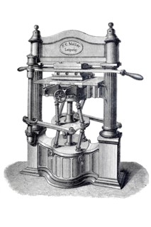 Gilding press.
