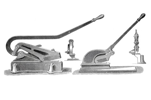 Metal scissors according to patent by F. Hoffmann.