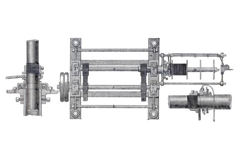 Brooman's machine for making ropes.