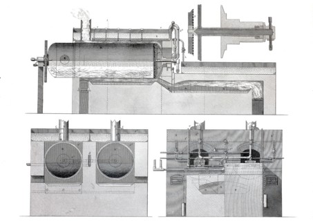 Apparatus for producing whole cloth from straw.