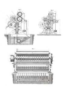 Washing machine for woven fabrics.