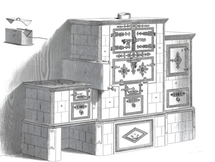 Kitchen stove.
