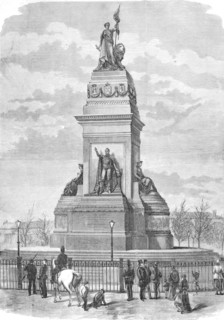 The Orange Monument to the Independence of the Netherlands in The Hague.