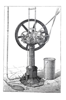 Gas engine.