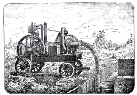 Petroleum engine - centrifugal pump.