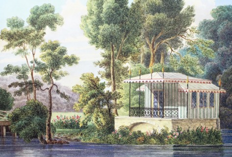 Bathhouse of Rosenau Castle.