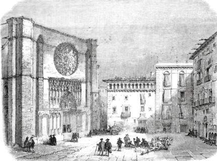 The Basilica de Santa Maria del Pi church.