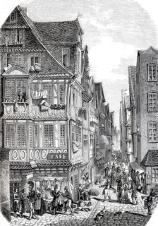 The Jewish Quarter in Frankfurt am Main.