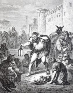 Aesop Seeks a Man.