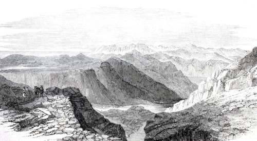Landscape in Dalmatia.