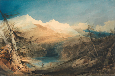 Mountainous landscape in North Wales