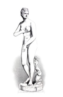 Venus Medici is an ancient statue of the type Venus pudica.