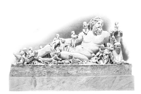Colossal statue of the Nile.