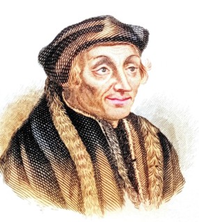 Desiderius Erasmus of Rotterdam or simply called Erasmus[1][2] (born 28 October 1466/1467/1469 in