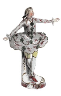 Costumes based on porcelain figurines in Germany and Austria. Rococo. Höchst and Frankenthal. 1760.