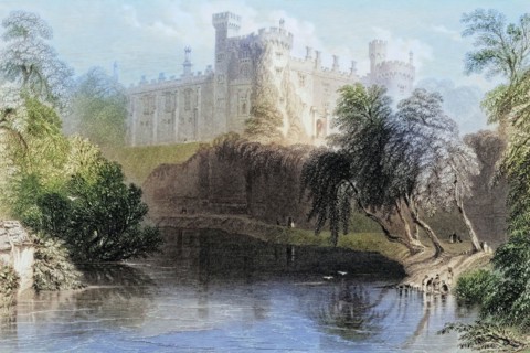 Kilkenny Castle. Kilkenny. Ireland. from The Scenery and Antiquities of Ireland. 1841. digital