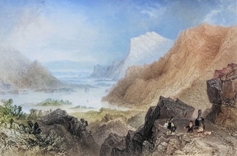 Approach to Killarney from the Kenmare Road. County Kerry. Ireland. from Scenery and Antiquities of