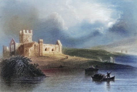 Dunbrody Abbey. Wexford. Ireland. from The Scenery and Antiquities of Ireland. 1841. digital
