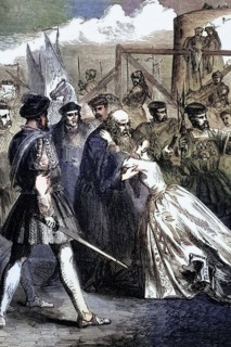 Margaret Roper. the daughter of Sir Thomas More. with her father shortly before his execution on