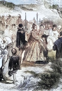 1558. Queen Elizabeth I accepts the allegiance of the bishops in Highgate. London. England. digital