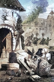 Destruction of Perth Charterhouse or Perth Priory. a monastery of Carthusian monks based in Perth.