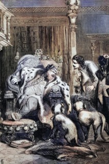 The death of King James I. James I. in the spring of 1625 after severe bouts of arthritis. gout.