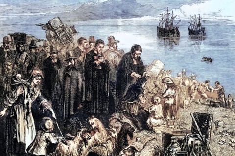Puritans embarked for the colonies. between 1630 and 1640 over 13,000 men. women and children