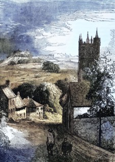 Carisbrooke Castle is located in the village of Carisbrooke near Newport on the Isle of Wight in