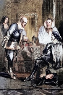 Charles I is summoned for his execution; he was beheaded on Tuesday. 30 January 1649. in Whitehall