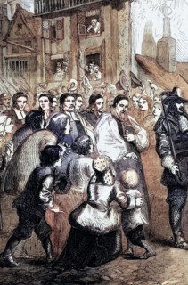 procession of the seven bishops of the Church of England who were imprisoned and tried for