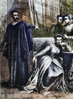 Mary Stuart was imprisoned in 1566 in Lochleven Castle near Kinross. where her guard was Sir