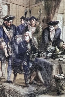 The arrest of Sir William Wyndham. Chancellor of the Exchequer. in 1715. He supported the attempts