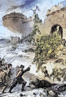 In 1747. during the War of the Austrian Succession. the French army besieged Bergen op Zoom in the