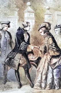In August 1761. King George III met Princess Charlotte of Mecklenburg-Strelitz and married her two