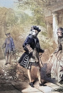 Princess Amelia attempts to bring about a reconciliation between George III and John Stuart. the