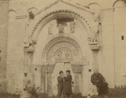 The portal of the church of San Leonardo di Siponto
