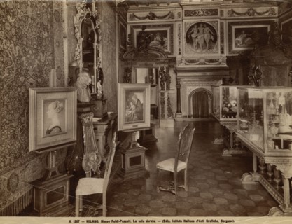 The Golden Hall of the Poldi Pezzoli Museum in Milan