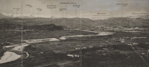 View of Gorizia and its surroundings from Monte San Michele