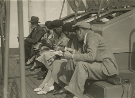 On the steamer.