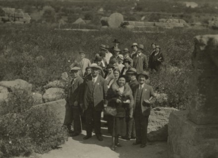 In the Valley of the Temples of Agrigento. 
	
		1924