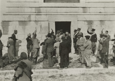 Entrance to the Pianto Romano Ossuary. 
	
		1924