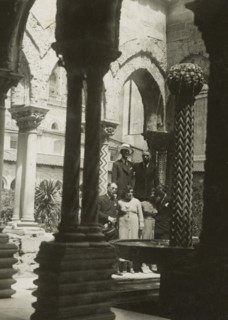 Cloister of the Cathedral of Monreale. 
	
		1924