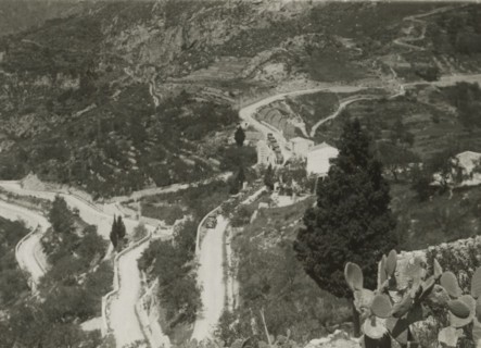 View from Taormina Castle. 1924