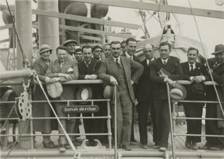 First class passengers. 1924
