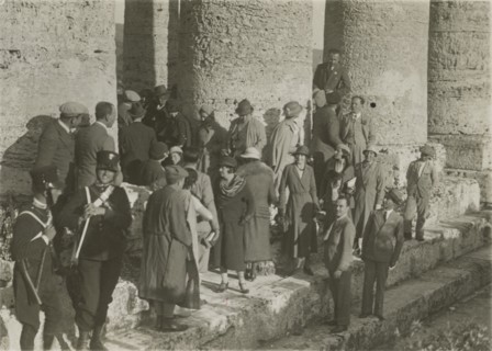 The Touring Club Members  in Segesta. 1924