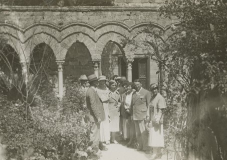 Cloister of the Cathedral of Monreale. 1924