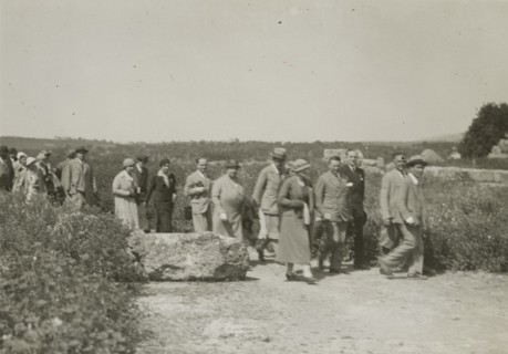 At the Valley of the Temples in Agrigento. 1924