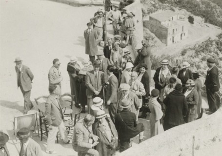 At the Castle of Taormina. 1924